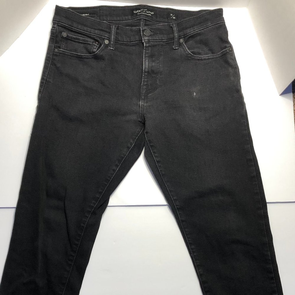 Lucky Brand Men's Black 110 Skinny Fit Jeans Size 30x32